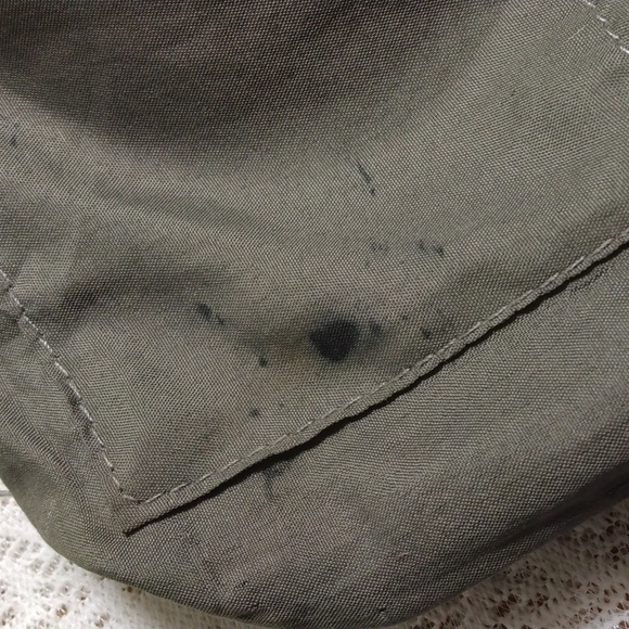 2 FOR $15. BUNDLE Bag Greyish, greenish black with silver studs & zippers - Picture 4 of 6